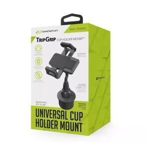 Bracketron Black Trip Grip Cup Holder Mount Adjustable For Cars